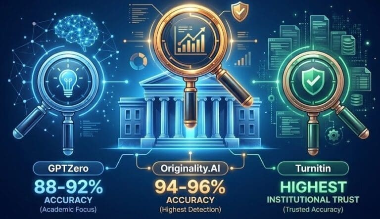 Best AI Detectors Compared: GPTZero vs Originality.ai vs Turnitin