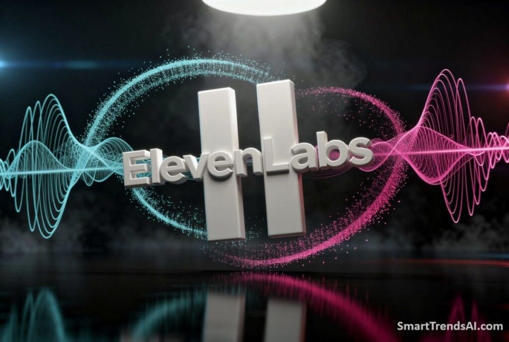 ElevenLabs review 2026 featured image showing AI voice generator capabilities including voice cloning, multilingual support, and text-to-speech