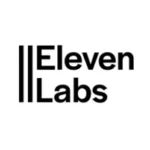 ElevenLabs logo representing AI voice generation platform for text-to-speech and voice cloning